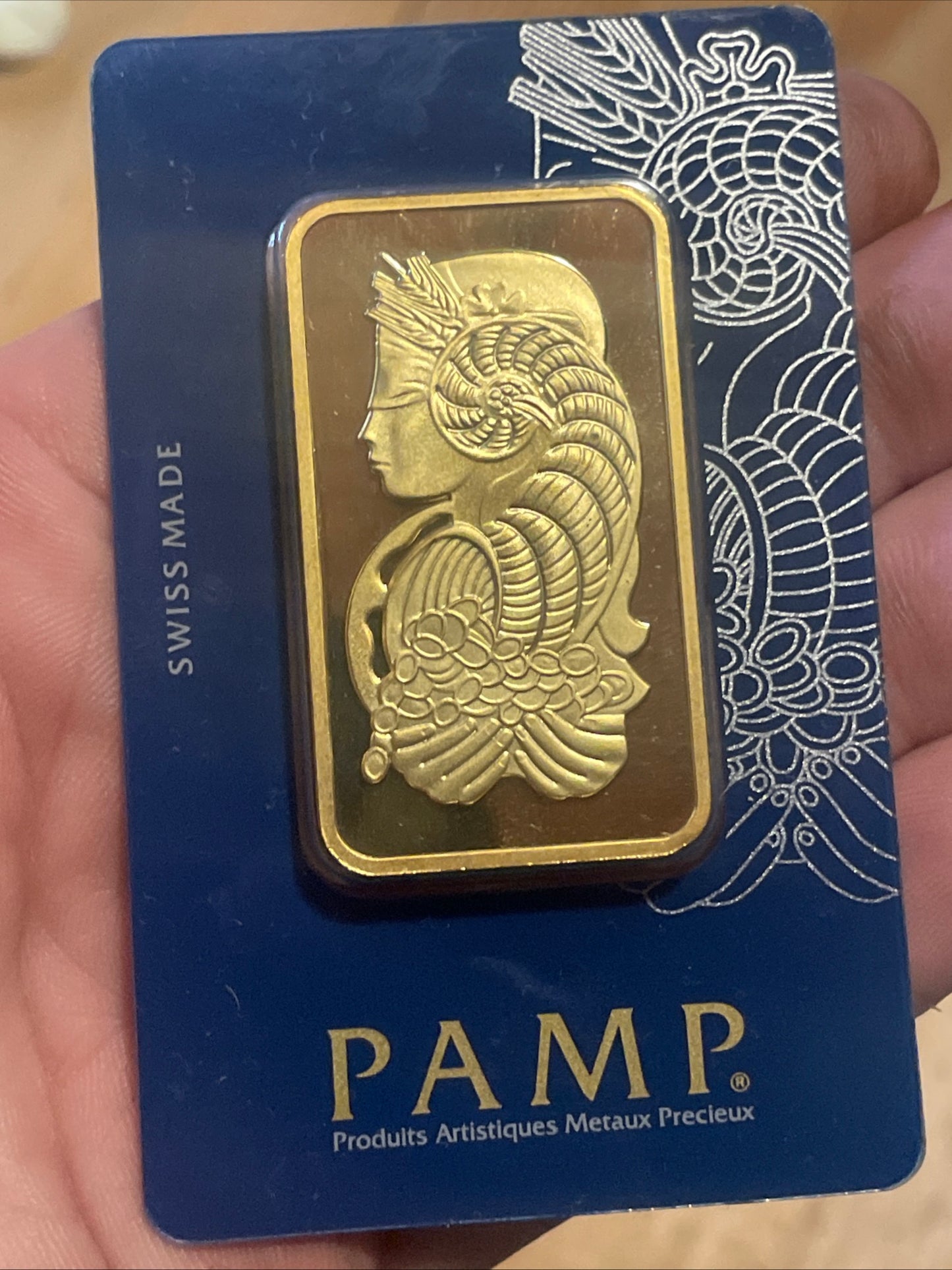 Gold bars 50g pamp suisse