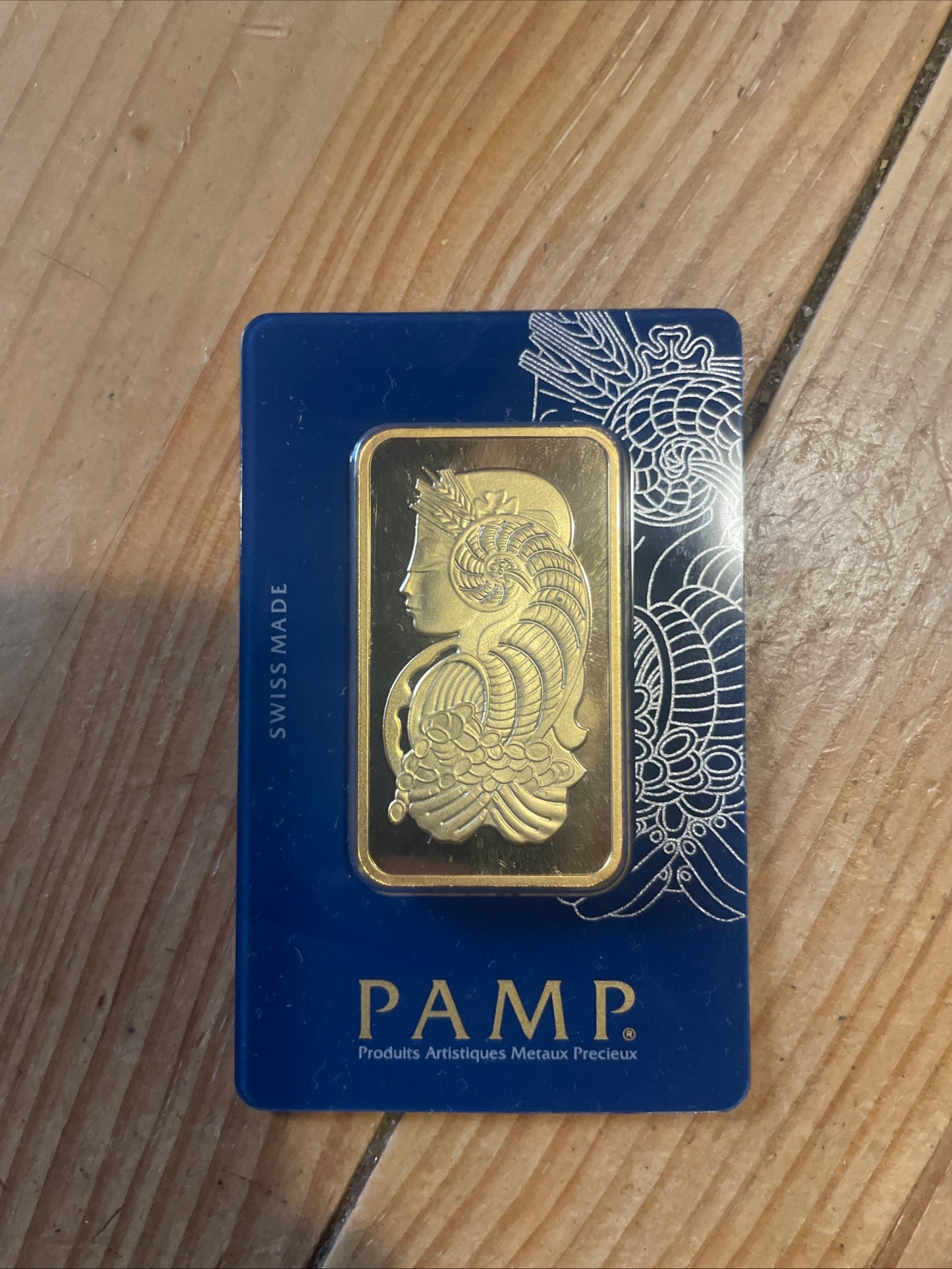 Gold bars 50g pamp suisse